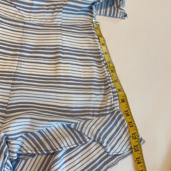 BB Dakota One Shoulder Romper Striped size 0 - Picture 9 of 12